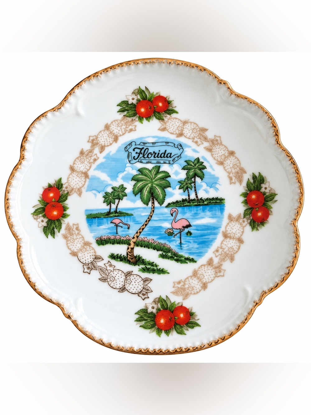 Florida Souvenir Plate